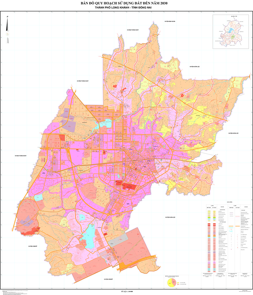 Bản đồ Quy hoạch sử dụng đất TP Long Khánh